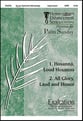 Hymns for Palm Sunday SATB choral sheet music cover